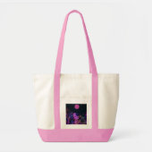 Flamingo op het dansfeest. tote bag (Voorkant)