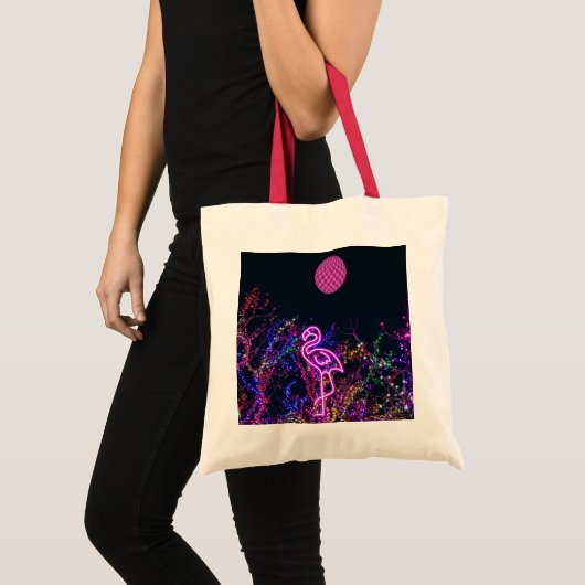 Flamingo op het dansfeest. tote bag (Voorkant (product))