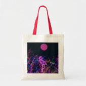 Flamingo op het dansfeest. tote bag (Voorkant)