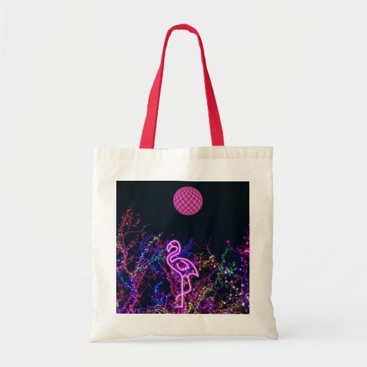 Flamingo op het dansfeest. tote bag (Voorkant)
