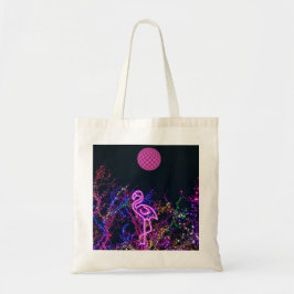 Flamingo op het dansfeest. tote bag