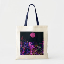 Flamingo op het dansfeest. tote bag