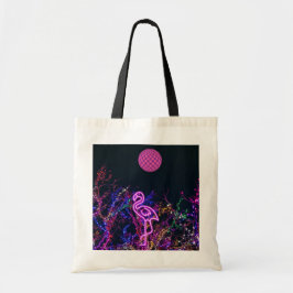 Flamingo op het dansfeest. tote bag