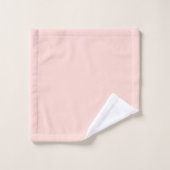 Flamingo op Licht Koraal Roze Bad Handdoek Set (Wasdoekje)