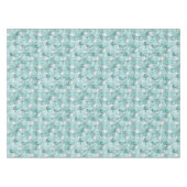 Flamingo Orchid Tropical Pattern Blauwgroen ID868 Tafelkleed (Voorkant (Horizontaal))