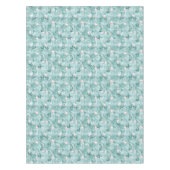Flamingo Orchid Tropical Pattern Blauwgroen ID868 Tafelkleed (Voorkant)