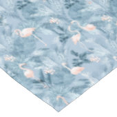 Flamingo Orchid Tropical Pattern Blue ID868 Tafelkleed (Gekanteld)