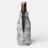 Flamingo Orchid Tropical Pattern Grey ID868 Flesjeskoeler (Fles Achterkant)