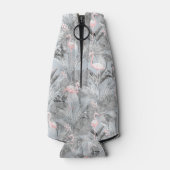 Flamingo Orchid Tropical Pattern Grey ID868 Flesjeskoeler (Achterkant)