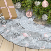 Flamingo Orchid Tropical Pattern Grey ID868 Kerstboom Rok