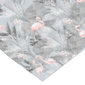 Flamingo Orchid Tropical Pattern Grey ID868 Korte Tafelloper (Hoek)