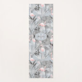 Flamingo Orchid Tropical Pattern Grey ID868 Yogamat (Voorkant)
