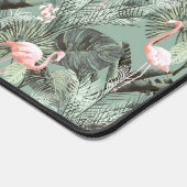 Flamingo Orchid Tropical Pattern Sage ID868 Bureaumat (Hoek)