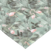 Flamingo Orchid Tropical Pattern Sage ID868 Tafelkleed (Gekanteld)