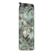 Flamingo Orchid Tropical Pattern Sage ID868 Thermosbeker (Geroteerd rechts)