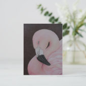 Flamingo Original Bird Art Briefkaart (Staand voorkant)