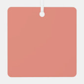  flamingo-Ornament Metalen Ornament (Achterkant)