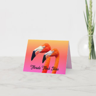 "Flamingo Paar" Kaart