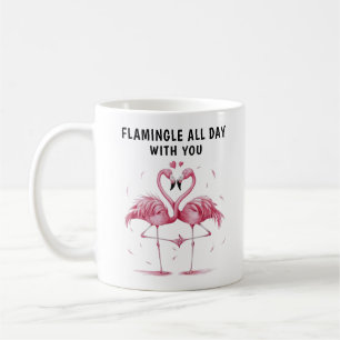 Flamingo Paar Koffiemok