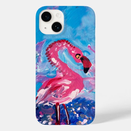 Flamingo Painting Case-Mate iPhone Case (Achterkant)