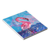 Flamingo Painting Notitieblok (Schuin)