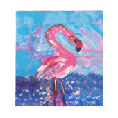 Flamingo Painting Notitieblok (Voorkant)