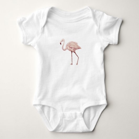 Flamingo Painting Pink Romper (Voorkant)