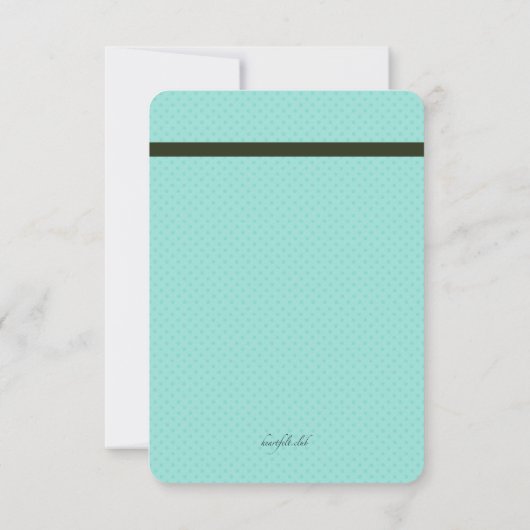 Flamingo Pair Uitnodiging (Achterkant)