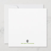 Flamingo & Palm Garden Party Invitation Kaart (Achterkant)