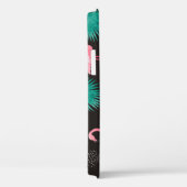 Flamingo, palm leaves: tropical watercolor. Case-Mate iPhone case (Achterkant / Rechts)