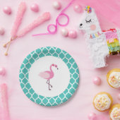Flamingo Paper Bord (Feest)