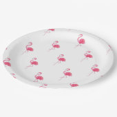 Flamingo Paper Borden 9 inch Papieren Bordje (Gekanteld)