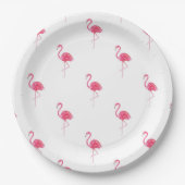 Flamingo Paper Borden 9 inch Papieren Bordje (Voorkant)