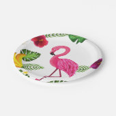 Flamingo Paper Party Bord Tableware (Gekanteld)