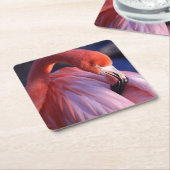 Flamingo Papieren Onderzetters (Schuin)