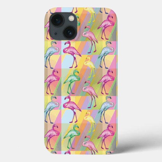 Flamingo Parade Case-Mate iPhone Case (Achterkant)