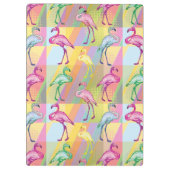 Flamingo Parade Klembord (Achterkant)