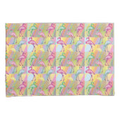 Flamingo Parade Kussensloop (Voorkant-Rechts)