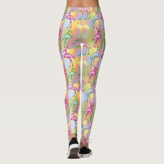 Flamingo Parade Leggings (Achterkant)