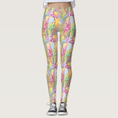 Flamingo Parade Leggings (Voorkant)