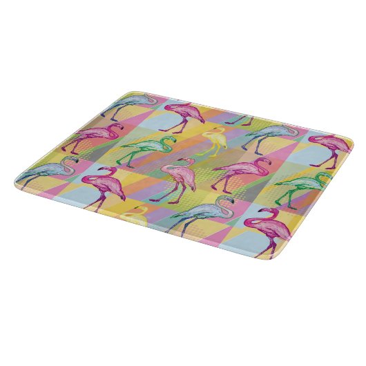 Flamingo Parade Snijplank (Hoek)
