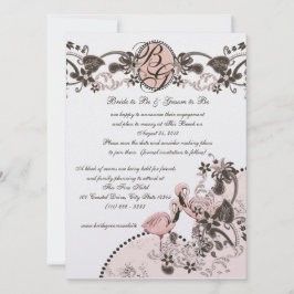 Flamingo Paradijs Bruiloft Kaart