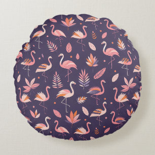 Flamingo Paradijs Patroon Rond Kussen