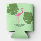 "Flamingo Paradise" Aangepaste Koelbox met Tropica Blikjeskoeler (Achterkant)