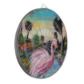 Flamingo Paradise Dartbord (Voorkant Links)