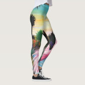 Flamingo Paradise Leggings (Rechts)