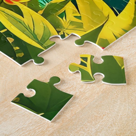 Flamingo Paradise Legpuzzel (Zijkant)