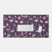 Flamingo Paradise Pattern Bureaumat (Keyboard & Muis)