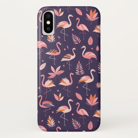 Flamingo Paradise Pattern Case-Mate iPhone Case (Achterkant)