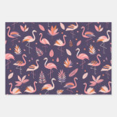 Flamingo Paradise Pattern Inpakpapier Vel (Voorkant 2)